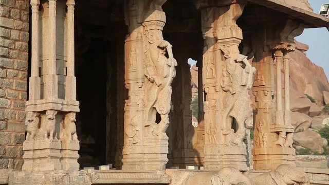 India. Krishna Temple in Hampi.