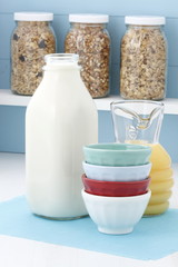 Delicious healthy breakfast