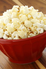 Fresh delicious popcorn
