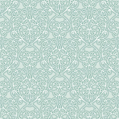 Abstract floral seamless pattern