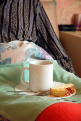 Petit-déjeuner au lit