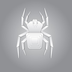 spider. Paper design