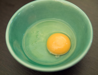 Eggs in a bowl