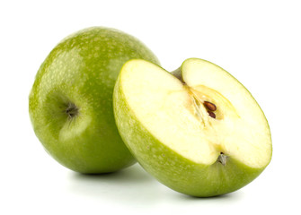 Green Apple isolated on white background