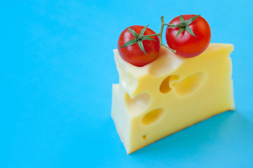 Cheese and cherry tomatoes