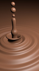 Chocolate splash