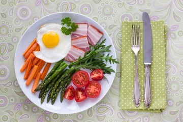 Breakfast plate