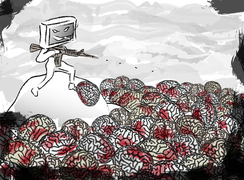 Fernsehn k&auml;mpft gegen Intelligenz