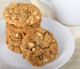 Stack of Peanut Butter Cookies