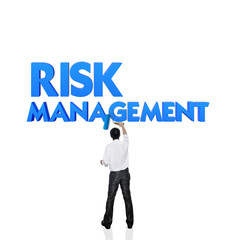 Business word for business and finance concept, Risk management