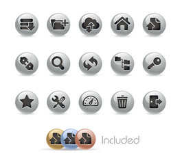 FTP & Hosting Icons / Vector includes 4 Colors