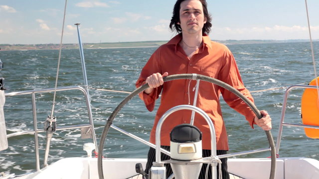 Yacht helmsman