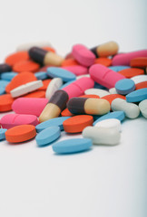 pills as a background