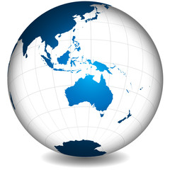 Australia Globe