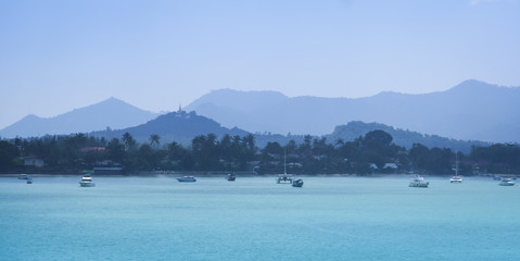 koh samui island panorama thailand