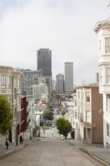 Fototapeta na wymiar Kearny Street, San Francisco, California, USA