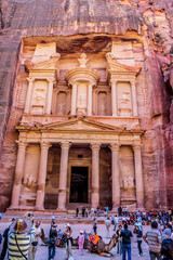 Al Khazneh or The Treasury at Petra, Jordan