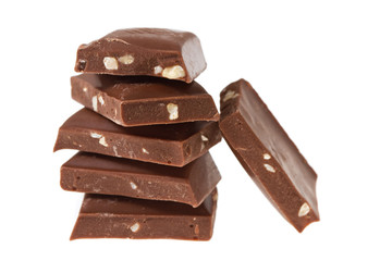 Chocolate isolated