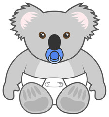 Baby koala