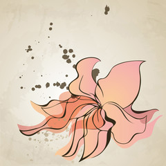 Vintage flower background