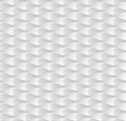 3d white seamless pattern with blocks