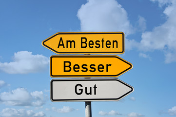 Am besten besser gut!
