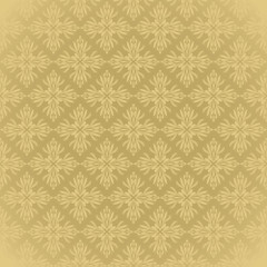 illustration of seamless floral background in vintage style