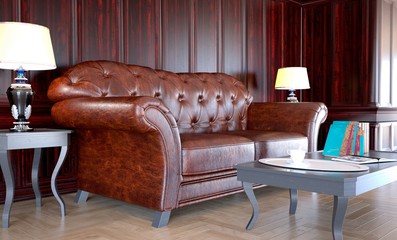 Leather  Sofa