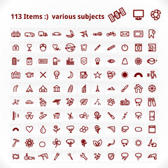 Various Subjects Icons