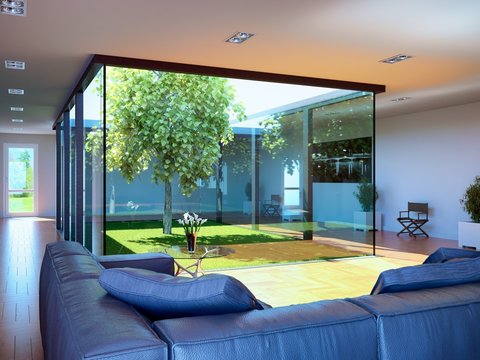 Loft with Atrium Garden Inside