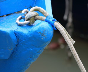 The bow of the boat