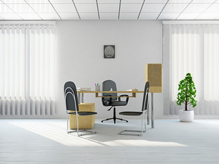 Reception with a table