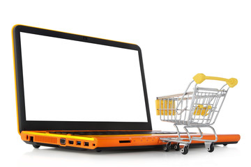 online shopping incl. clipping paths for image & display