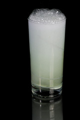 A glass of bubbly relief