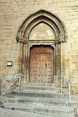 Fototapeta na wymiar Santa Maria del Popolo Kościół San Martin de Unx, Nawarra, Hiszpania