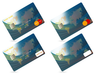 Credit Card design for template or your business 