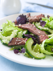 Ostrich (beef) salad
