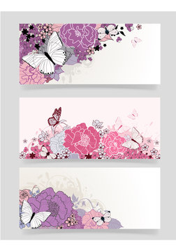 background for the design of flowers