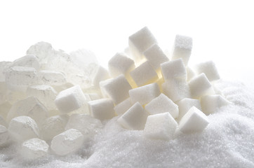 Verschiedene Zuckersorten