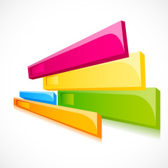 vector illustration of colorful shiny background with copy space