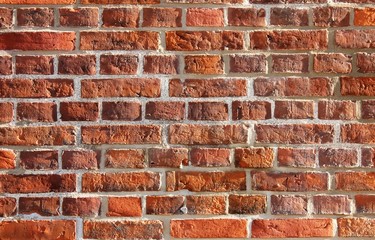 red brick wall