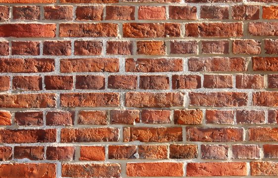 red brick wall