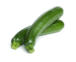 Isolated Zucchinis