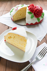 Decorated cake