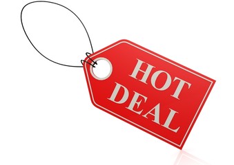 Hot deal label