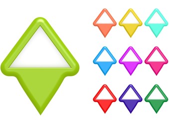 Triangle markers