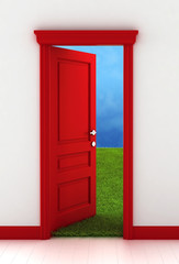 Red door
