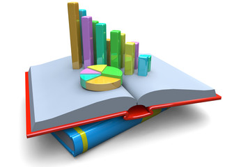 BOOK AND GRAPH - 3D