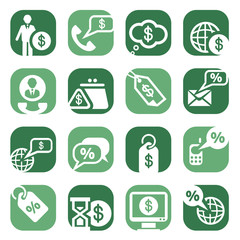 color money icons