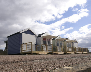 Naklejka premium Beach Huts
